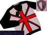 View Item New Ben Sherman Union Jack Mod V-Neck Jumper BLACK 